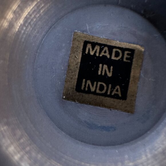 Brass Goblet Set Of 2 In Velvet Box Made In India Vintage Style Elegant Design - Picture 5 of 8